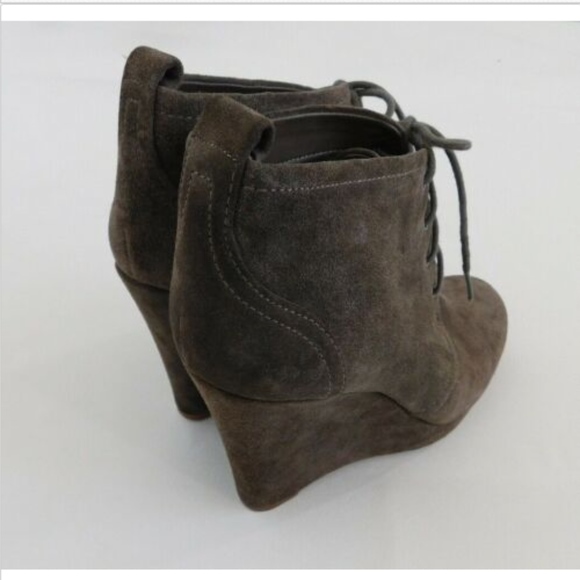 Jessica Simpson Wedges High Heel Booties Gray 7 M - Picture 4 of 8